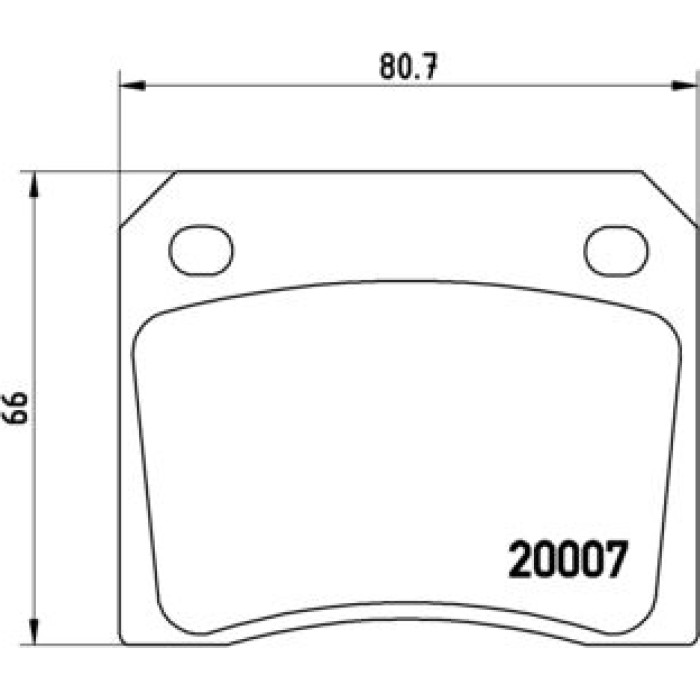 Brembo P 36 002 Bremsbelagsatz, Scheibenbremse PRIME LINE Brembo P 36 002 Bremsbelagsatz, Scheibenbremse PRIME LINE