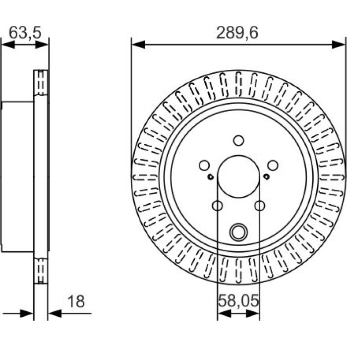 BOSCH 0 986 479 A83 Bremsscheibe