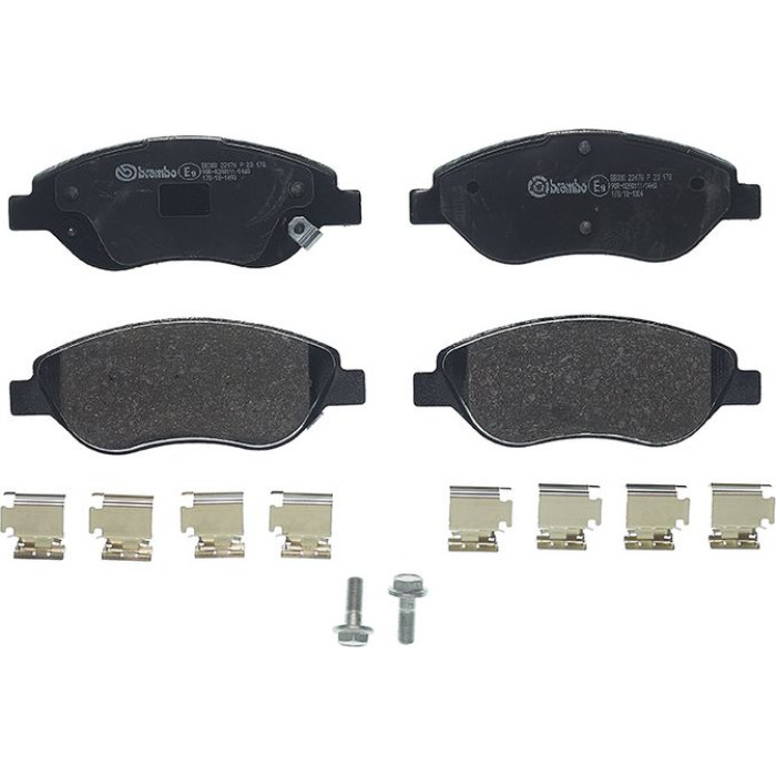 Brembo P 23 178 Bremsbelagsatz, Scheibenbremse PRIME LINE