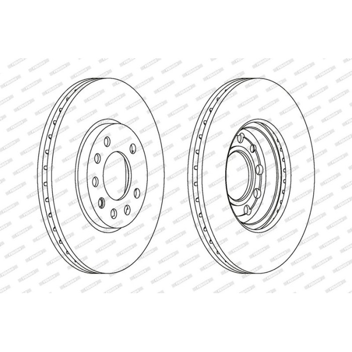 Ferodo DDF1042C Bremsscheibe PREMIER Coat+ disc