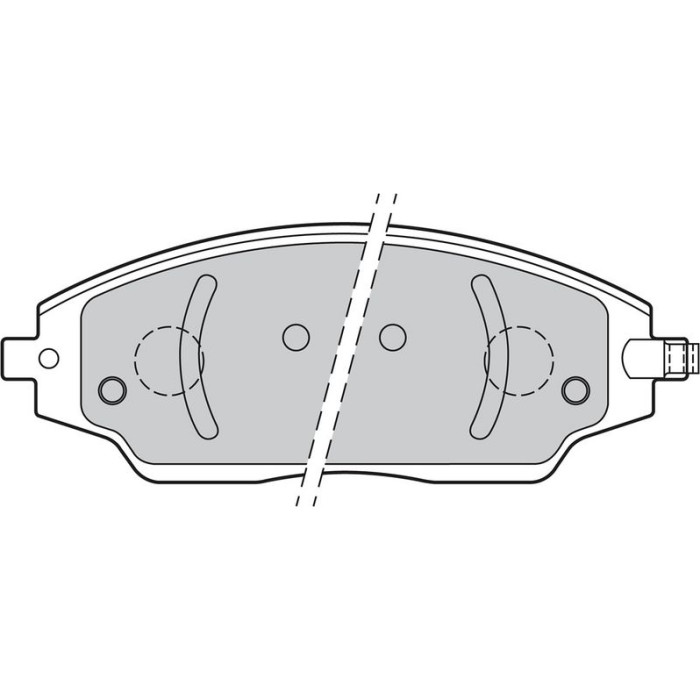 Valeo 601398 Bremsbelagsatz, Scheibenbremse