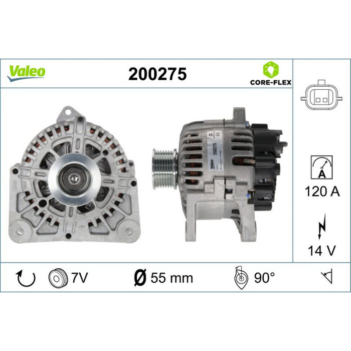Valeo 200275 Generator CORE-FLEX Valeo 200275 Generator CORE-FLEX