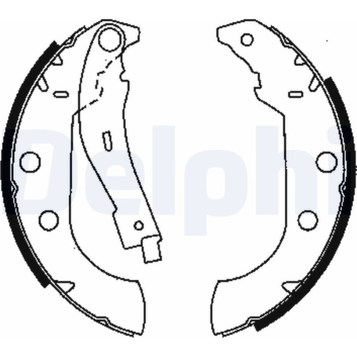 Delphi LS1833 Bremsbackensatz