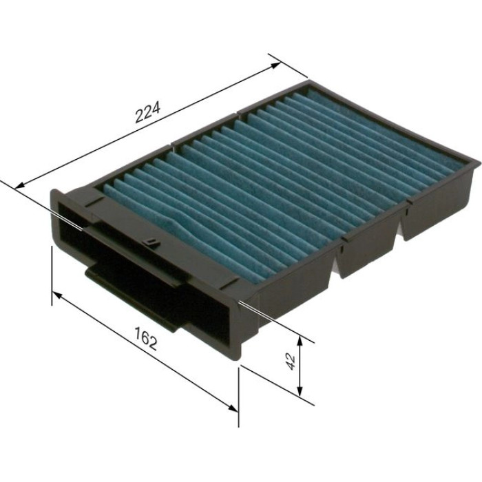 BOSCH 0 986 628 552 Innenraumfilter FILTER+