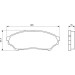 0 986 424 713 Bremsbelagsatz, Scheibenbremse