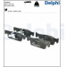Delphi | Bremsbelagsatz, Scheibenbremse | LP2479