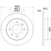 Hella | Bremsscheibe | 8DD 355 118-111