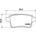 Hella | Bremsbelagsatz, Scheibenbremse | 8DB 355 013-971