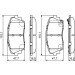 BOSCH | Bremsbelagsatz, Scheibenbremse | 0 986 494 688