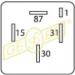 GEBE | Relais, Kraftstoffpumpe | 9 9208 1