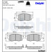 Delphi | Bremsbelagsatz, Scheibenbremse | LP1951