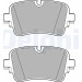 Delphi | Bremsbelagsatz, Scheibenbremse | LP3274 Delphi | Bremsbelagsatz, Scheibenbremse | LP3274