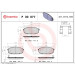 Brembo | Bremsbelagsatz, Scheibenbremse | P 30 077 Brembo | Bremsbelagsatz, Scheibenbremse | P 30 077