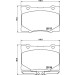 Brembo | Bremsbelagsatz, Scheibenbremse | P 28 079 Brembo | Bremsbelagsatz, Scheibenbremse | P 28 079