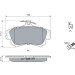 0 986 424 541 Bremsbelagsatz, Scheibenbremse