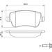 0 986 494 126 Bremsbelagsatz, Scheibenbremse