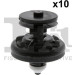 FA1 11-40023.10 Clip, Zier- / Schutzleiste (10er Pack)