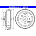 ATE | Bremstrommel | 24.0220-0048.1 ATE | Bremstrommel | 24.0220-0048.1