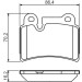 BOSCH | Bremsbelagsatz, Scheibenbremse | 0 986 494 210 BOSCH | Bremsbelagsatz, Scheibenbremse | 0 986 494 210