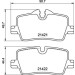 Brembo | Bremsbelagsatz, Scheibenbremse | P 06 113 Brembo | Bremsbelagsatz, Scheibenbremse | P 06 113