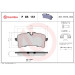 Brembo | Bremsbelagsatz, Scheibenbremse | P 85 151 Brembo | Bremsbelagsatz, Scheibenbremse | P 85 151