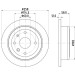 Hella | Bremsscheibe | 8DD 355 120-921