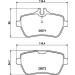 Hella | Bremsbelagsatz, Scheibenbremse | 8DB 355 020-471