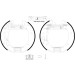 Hella | Bremsbackensatz | 8DB 355 005-091