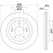 Hella | Bremsscheibe | 8DD 355 112-931