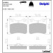 Delphi Bremsbelagsatz, Scheibenbremse LP1051
