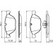 BOSCH | Bremsbelagsatz, Scheibenbremse | 0 986 494 429