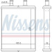 Nissens | Wärmetauscher, Innenraumheizung | 71817