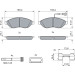0 986 494 581 Bremsbelagsatz, Scheibenbremse