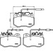 Hella | Bremsbelagsatz, Scheibenbremse | 8DB 355 015-511