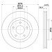 Hella | Bremsscheibe | 8DD 355 114-601