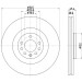 Hella | Bremsscheibe | 8DD 355 120-091