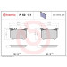 Brembo | Bremsbelagsatz, Scheibenbremse | P 50 111