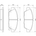 BOSCH | Bremsbelagsatz, Scheibenbremse | 0 986 424 289