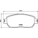 Hella | Bremsbelagsatz, Scheibenbremse | 8DB 355 014-441