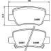 Hella | Bremsbelagsatz, Scheibenbremse | 8DB 355 014-641