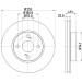 Hella Pagid | Bremsscheibe | 8DD 355 110-431 Hella Pagid | Bremsscheibe | 8DD 355 110-431