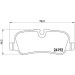 Brembo | Bremsbelagsatz, Scheibenbremse | P 44 019 Brembo | Bremsbelagsatz, Scheibenbremse | P 44 019