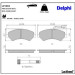 Delphi Bremsbelagsatz, Scheibenbremse LP1993