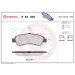Brembo | Bremsbelagsatz, Scheibenbremse | P 61 091 Brembo | Bremsbelagsatz, Scheibenbremse | P 61 091