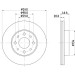 Hella | Bremsscheibe | 8DD 355 105-881