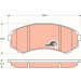 GDB3246 Bremsbelagsatz, Scheibenbremse COTEC