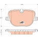 GDB1824 Bremsbelagsatz, Scheibenbremse COTEC