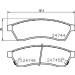 Hella | Bremsbelagsatz, Scheibenbremse | 8DB 355 014-491
