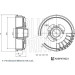 Blue Print | Bremstrommel | ADBP470023 Blue Print | Bremstrommel | ADBP470023