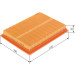 BOSCH 1 457 433 593 Luftfilter BOSCH 1 457 433 593 Luftfilter